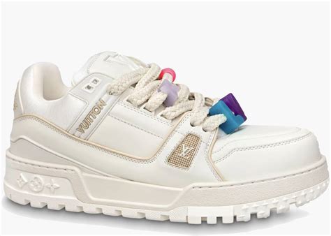 lv trainer full white|lv trainers louis vuitton.